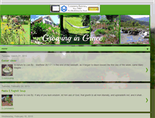 Tablet Screenshot of jo-ann-growingingrace.com